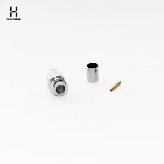 N-type female szerelhető csatlakozó LMR400 kábelhez